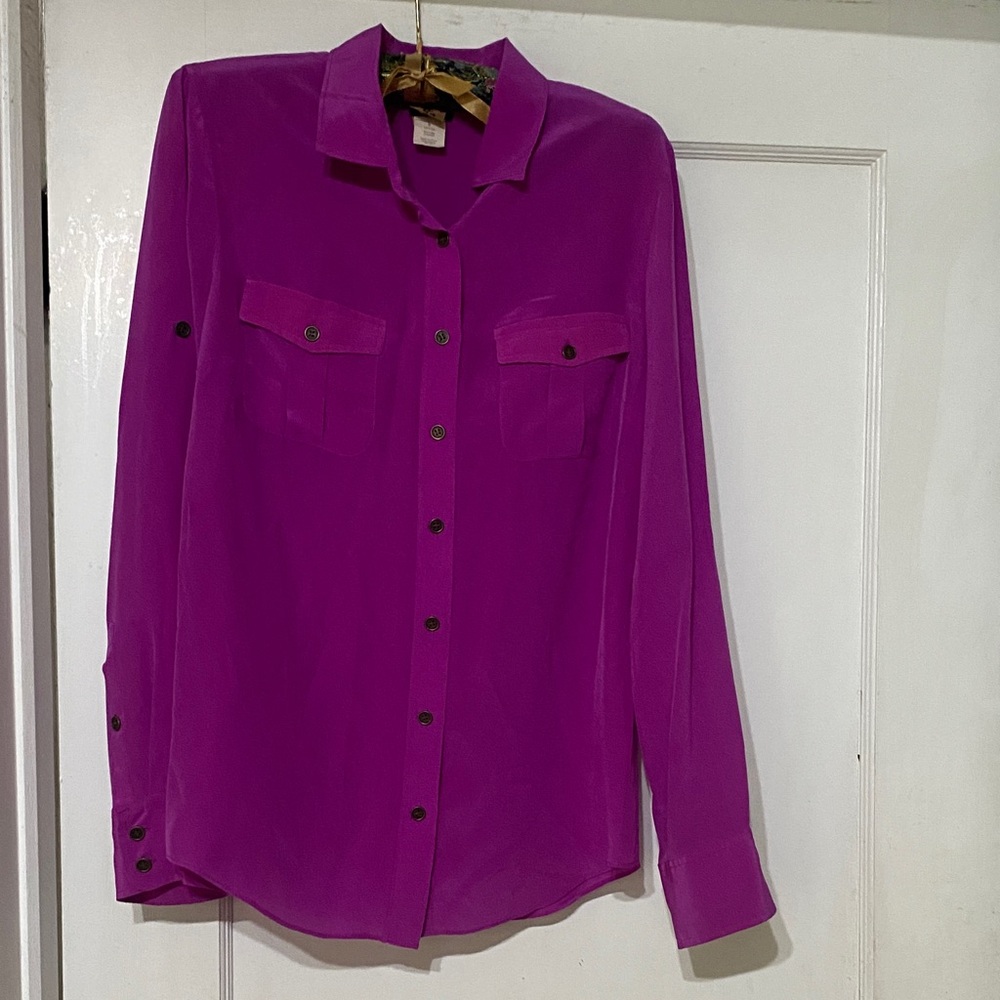 J.CREW SILK BLOUSE